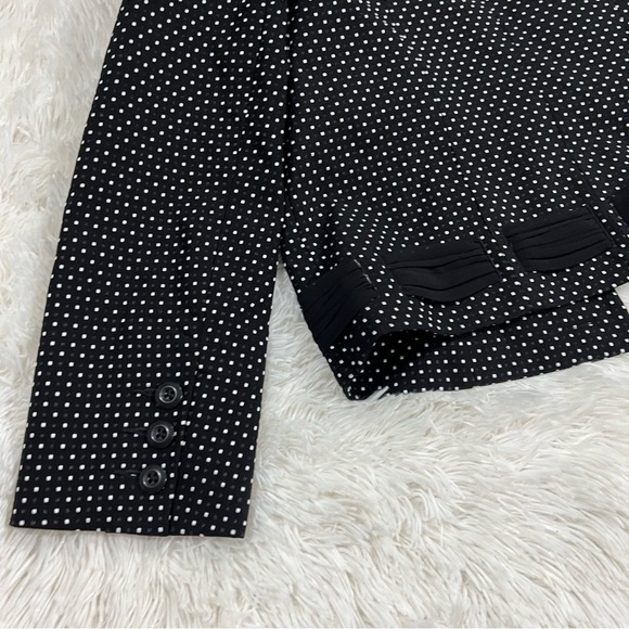 Cabi Polka Dot Cropped Seaside Jacket Size 6 - Picture 4 of 12